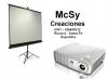 Mcsy A.V.-alquiler de pantalla y proyector